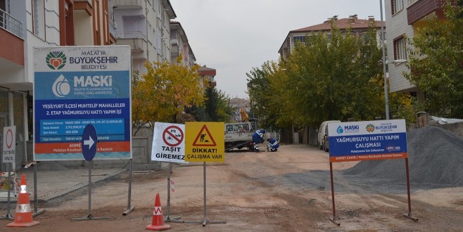 12 Mahallenin Yağmursuyu Altyapısı Yenilendi