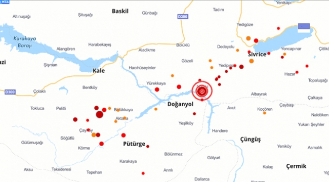 Elazığ'da 4.4 Şiddetinde Deprem Oldu
