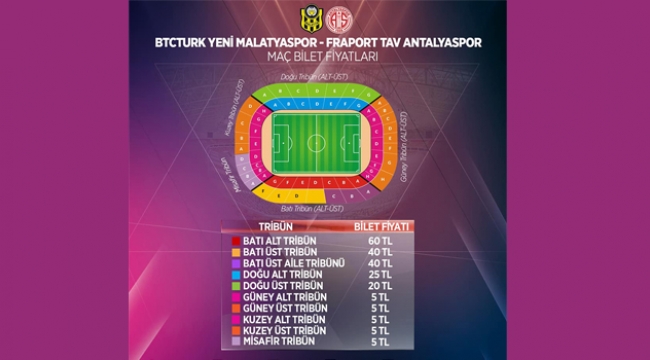 Hafta Sonu Oynanacak Maçın Biletleri Satışta