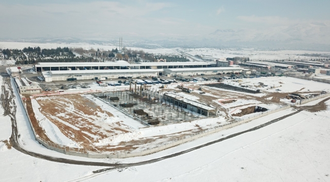 Kuru Kayısı Lisanslı Depoculuk İnşaatı Yükseliyor
