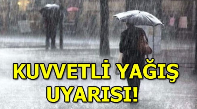 Kuvvetli Yağışlara Dikkat!