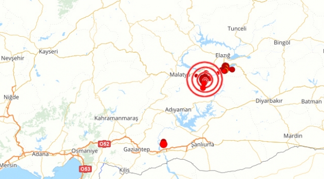 Pütürge’de 3.5 Şiddetinde Deprem Oldu