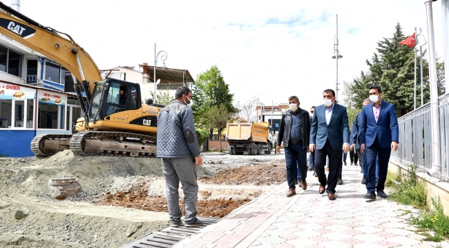 Başkan Gürkan, Çalışmaları Yerinde İnceledi