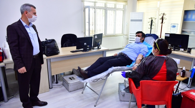 Yeşilyurt Belediye Personeli Kan Bağışladı