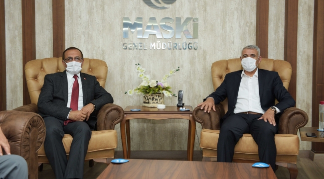 Başkan Güder Ve Karataş Yatırımları Görüştü