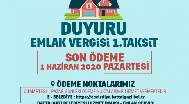 Battalgazi'de Vezneler Hafta Sonu Açık Olacak