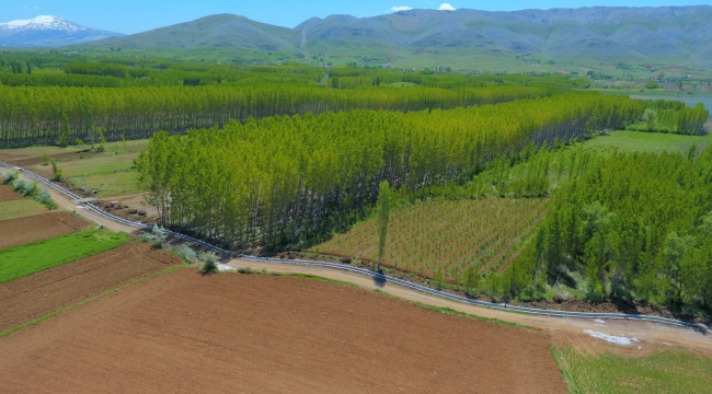 8 Bin 200 Metre Sulama Kanalı Yapıldı