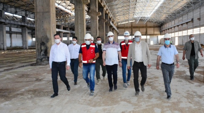 Afet Barınma Sistemleri İşletmesini İnceledi