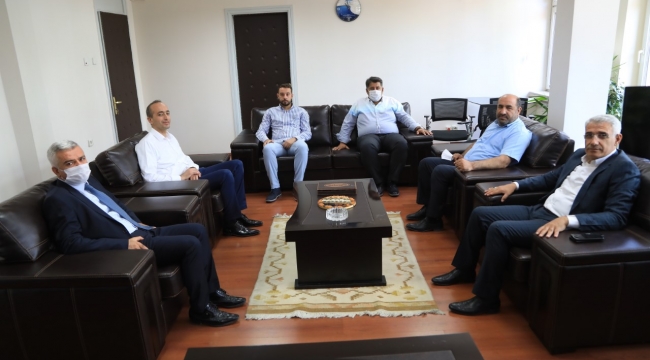Başkan Güder, SGK İl Müdürü Kutlu'yu Ziyaret Etti