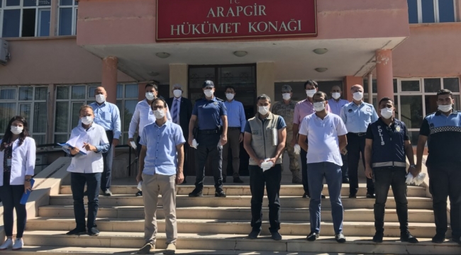Arapgir’de Koronavirüs Denetlemesi Yapıldı