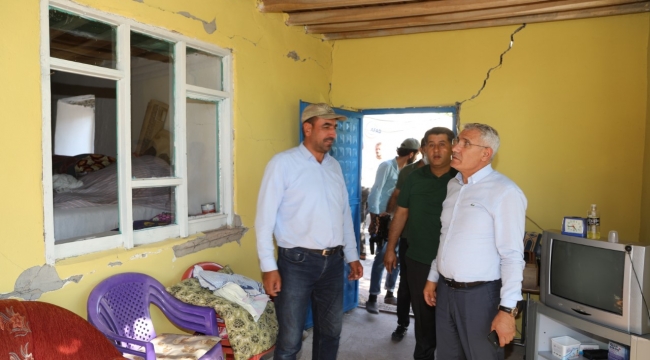 Başkan Güder, Depremzedeleri Yalnız Bırakmadı