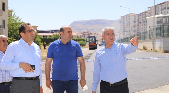 Battalgazi Belediyesi Asfalt Çalışmalarını Sürdürüyor