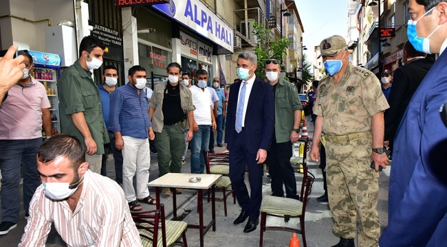 Malatya'da Korona Virüs Denetimi Yapıldı