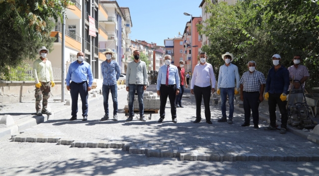 Battalgazi’de Cadde ve Sokaklar Yenileniyor