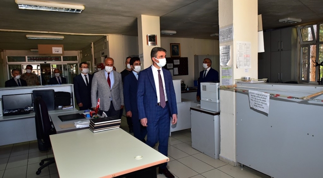 Vali Baruş, Doğanşehir’de İncelemelerde Bulundu