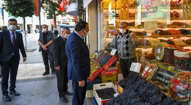Başkan Gürkan, Esnaf Ziyaretinde Bulundu