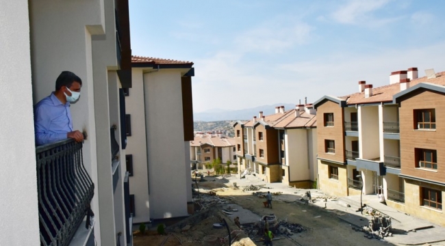 Pütürge’de Konutlar Tamamlanmak Üzere