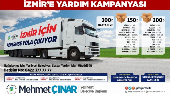 “İzmir İçin Tek Yürek Olalım”