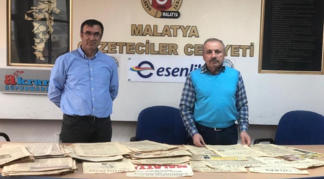 Avni Gebeş'in Gazete Arşivi MGC'ne Gönderildi