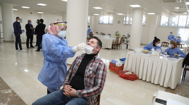 Battalgazi Belediyesi Personeli Covid-19 Testi Yaptırdı