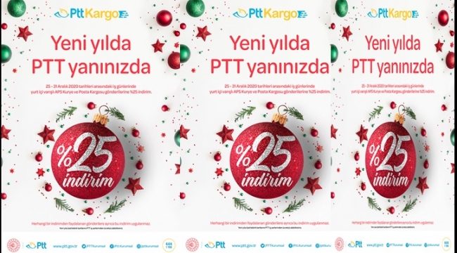 Ptt’den Müşterilerine Yeni Yıla Özel İndirim