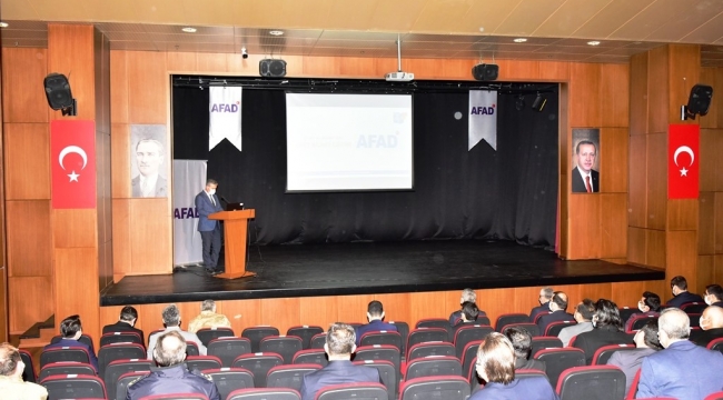 AFAD Eğitim Yılı Bilgilendirme Toplantısı Yapıldı