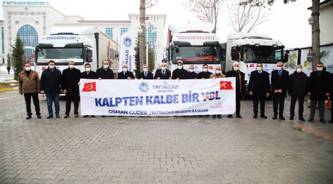 Battalgazi’den İdlib’e Dost Eli Uzatıldı