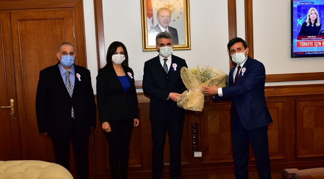 Vergi Dairesi Başkanı Güleç, Baruş'u Ziyaret Etti