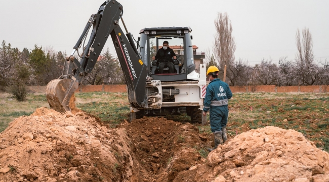 Kendirli’de İçme Suyu Hattı Deplase Ediliyor