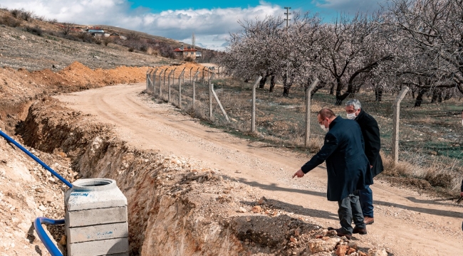 MASKİ Akçadağ’a 20 Bin Metrelik Altyapı Yaptı