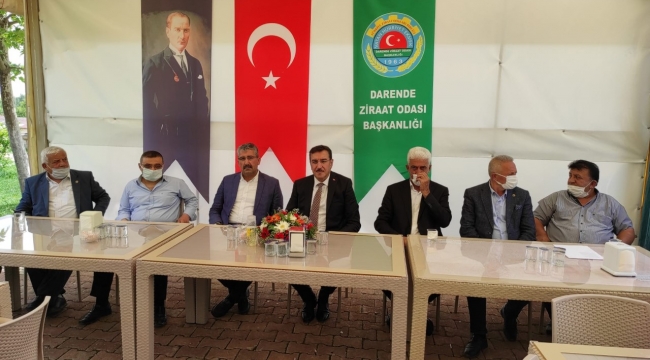 Tüfenkci, Çiftçilerle Bir Araya Geldi