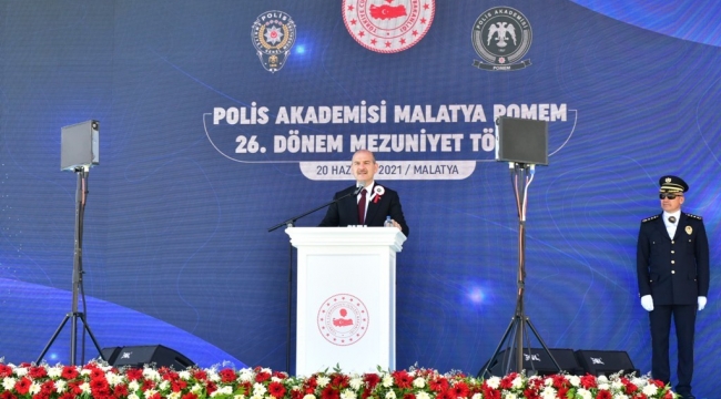 Bakan Soylu, POMEM Mezuniyet Töreni'ne Katıldı