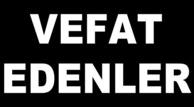 Malatya'da Bugün 7 kişi Vefat Etti