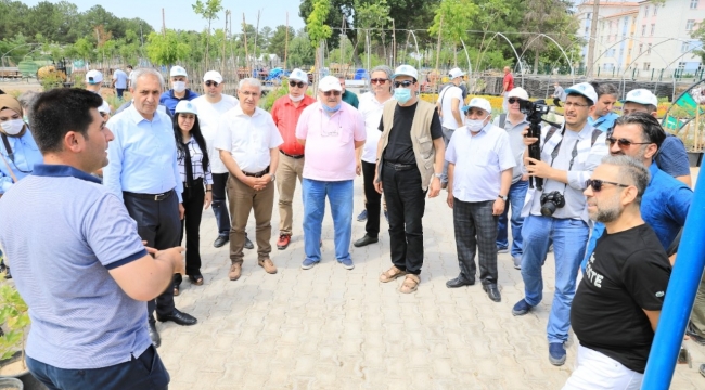 Basın Mensupları Battalgazi’deki Yatırımları Gezdi