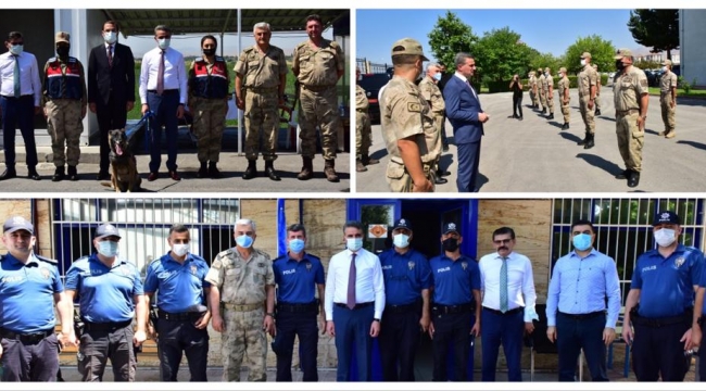 Bayramda Kolluk Kuvvetleri ve Sağlık Çalışanları Ziyaret Edildi