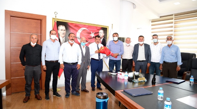 Akçadağ Muhtarlarından Başkan Gürkan’a Ziyaret
