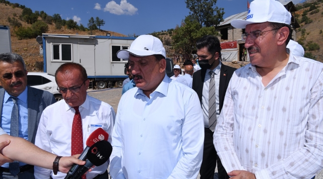 Başkan Gürkan, Arapgir’de Atıksu İnşaatını İnceledi