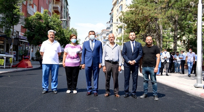 Cengiz Topel Caddesi Asfaltlandı