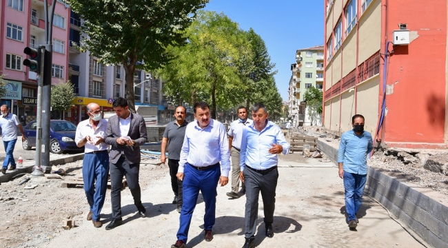 Sivas Caddesi Baştan Aşağı Yenileniyor