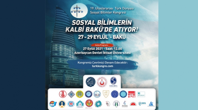Türk Dünyası Sosyal Bilimler Kongresi Yapılacak