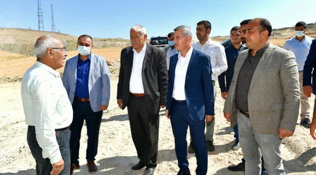 Başkan Çınar, Melekbaba Mahallesindeki Yol Genişletme Çalışmalarını İnceledi