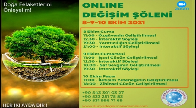 Değişim Şöleni İle Doğa Felaketlerini Önleyelim!