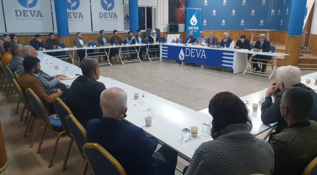 Malatya DEVA, Yönetim Sistemini Tartıştı.