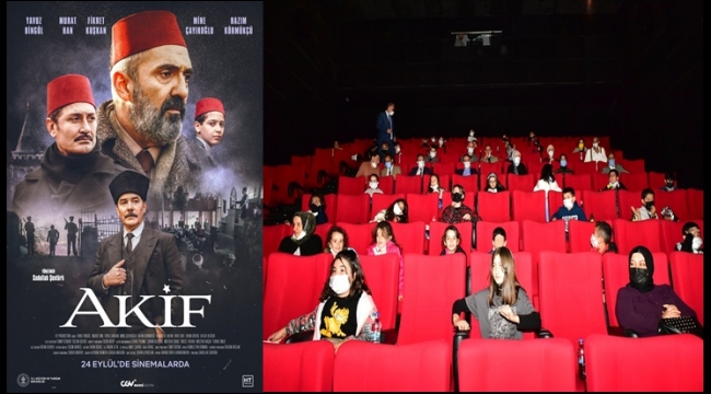 Vali Baruş Öğrencilerle 'Akif' Filmini Seyretti