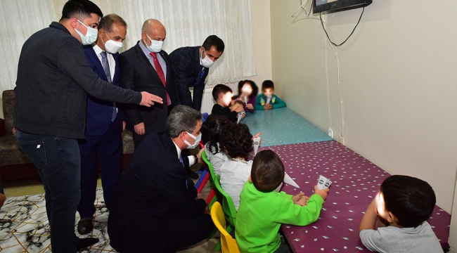 Vali Baruş Sevgi Evlerini Ziyaret Etti