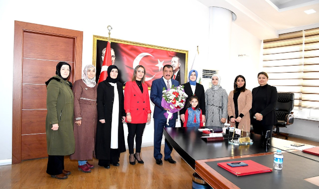 Ak Parti Kadın Kollarından Başkan Gürkan’a Ziyaret