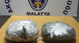 Akçadağ’da 1,5 Kilo Esrar Ele Geçirildi