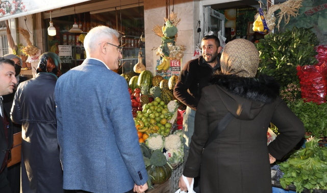 Başkan Güder Esnafları Yalnız Bırakmıyor
