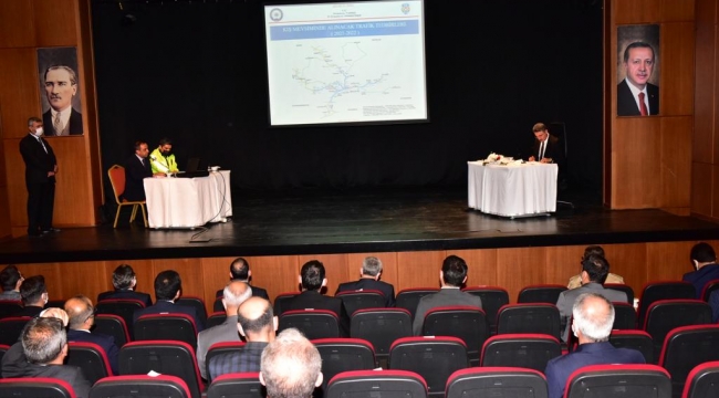 Kış Tedbirleri Toplantısı Vali Baruş Başkanlığında Yapıldı
