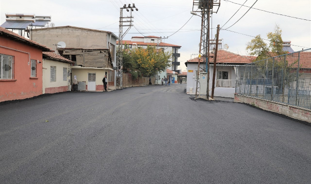 Korkut Özal Caddesinde Asfalt Çalışması Yapıldı